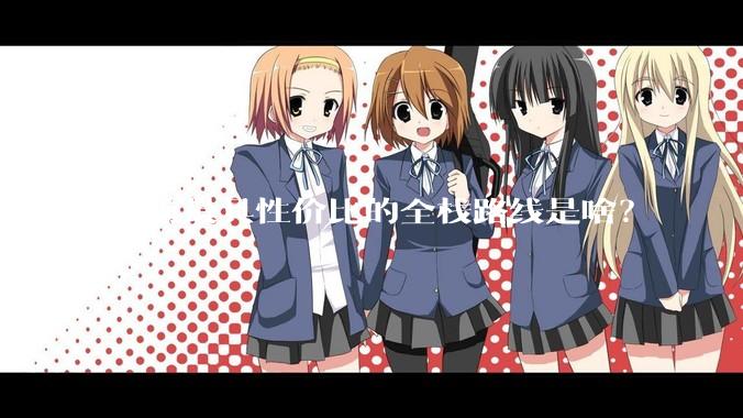 目前最具性价比的全栈路线是啥？