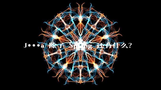 J***a 除了 Spring 还有什么？