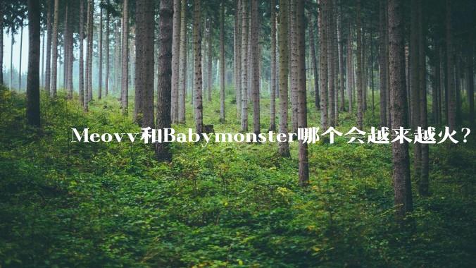 Meovv和Babymonster哪个会越来越火？